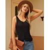 imageBlooming Jelly Summer Tank Tops for Women Sleeveless Crochet Tops Loose Fit V Neck Casual ShirtsBlack