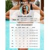 imageBlooming Jelly Women High Waisted Bikini Sets Tummy Control Swimsuits Color Block Two Piece Drawstring Bathing SuitBlack Mesh