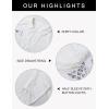 imageBlooming Jelly Womens Bathing Suit Cover Ups Bikini Swimsuit Coverup Drawstring Beach Dress ShirtWhite