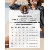 imageBlooming Jelly Womens Bathing Suit Cover Ups Bikini Swimsuit Coverup Drawstring Beach Dress ShirtWhite Stripes