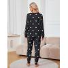 imageBlooming Jelly Womens Cute Pajama Sets Long Sleeve Heart Printed Lounge Set Pockets Two Piece Outfits 2025Black