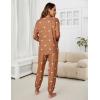 imageBlooming Jelly Womens Cute Pajama Sets Long Sleeve Heart Printed Lounge Set Pockets Two Piece Outfits 2025Caramel