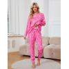 imageBlooming Jelly Womens Cute Pajama Sets Long Sleeve Heart Printed Lounge Set Pockets Two Piece Outfits 2025Pink