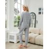 imageBlooming Jelly Womens Cute Pajama Sets Long Sleeve Heart Printed Lounge Set Pockets Two Piece Outfits 2025Pink Heart
