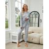 imageBlooming Jelly Womens Cute Pajama Sets Long Sleeve Heart Printed Lounge Set Pockets Two Piece Outfits 2025Pink Heart
