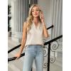 imageBlooming Jelly Womens Dressy Tank Tops Summer Sleeveless Work Blouses Silk Satin V Neck Shirts Business Casual OutfitsApricot