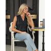 imageBlooming Jelly Womens Dressy Tank Tops Summer Sleeveless Work Blouses Silk Satin V Neck Shirts Business Casual OutfitsBlack