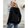 imageBlooming Jelly Womens Halloween Sweatshirts Skull Graphic T Shirts Long Sleeve Pullover Tops Gothic Fall Clothes 2024Distressed Black Hoodie