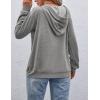 imageBlooming Jelly Womens Halloween Sweatshirts Skull Graphic T Shirts Long Sleeve Pullover Tops Gothic Fall Clothes 2024Greyhoodie