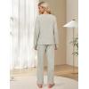 imageBlooming Jelly Womens Lounge Set Cute Long Sleeve Pajama Sets Casual 2 Piece Pj Outfit Fall Sleepwear PocketsApricot
