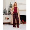 imageBlooming Jelly Womens Lounge Set Cute Long Sleeve Pajama Sets Casual 2 Piece Pj Outfit Fall Sleepwear PocketsRed Reindeer