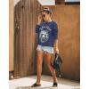 imageBlooming Jelly Womens Mama Sweatshirt Crewneck Loose Fit Soft Cute Long Sleeve Tops Ladies Graphic Casual Fall Mom ShirtsDusty Blue