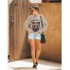 imageBlooming Jelly Womens Mama Sweatshirt Crewneck Loose Fit Soft Cute Long Sleeve Tops Ladies Graphic Casual Fall Mom ShirtsKhaki