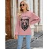 imageBlooming Jelly Womens Mama Sweatshirt Crewneck Loose Fit Soft Cute Long Sleeve Tops Ladies Graphic Casual Fall Mom ShirtsLight Pink