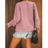 imageBlooming Jelly Womens Mama Sweatshirt Crewneck Loose Fit Soft Cute Long Sleeve Tops Ladies Graphic Casual Fall Mom ShirtsLight Pink