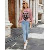 imageBlooming Jelly Womens Mama Sweatshirt Crewneck Loose Fit Soft Cute Long Sleeve Tops Ladies Graphic Casual Fall Mom ShirtsLight Pink