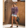 imageBlooming Jelly Womens Mama Sweatshirt Crewneck Loose Fit Soft Cute Long Sleeve Tops Ladies Graphic Casual Fall Mom ShirtsMaroon