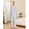 imageBlooming Jelly Womens Pajama Sets Lace V Neck Lounge Sets 2 Piece Loungewear Pj Set with Pockets 2024Grey