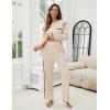imageBlooming Jelly Womens Pajama Sets Long Sleeve 2 Piece Lounge Sets Soft Knit Pjs Cozy Sleepwear with PocketsApricot