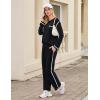 imageBlooming Jelly Womens Pajama Sets Long Sleeve 2 Piece Lounge Sets Soft Knit Pjs Cozy Sleepwear with PocketsBlack