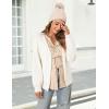 imageBlooming Jelly Womens Pajamas Set 2 Piece Lounge Pjs Sets Fall Outfits Long Sleeve Tie Front Tops Loungewear with PocketsLight Khaki