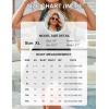imageBlooming Jelly Womens Plus Size Swimsuit One Piece Swim Dress Tummy Control Bathing Suit Color Block Halter SwimwearTeal Color Block