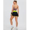 imageBlooming Jelly Womens QuickDry Running Shorts Workout Sport Layer Active Shorts with Pockets 175quotBlack Neongreen