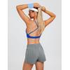 imageBlooming Jelly Womens QuickDry Running Shorts Workout Sport Layer Active Shorts with Pockets 175quotDark Grey