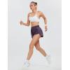 imageBlooming Jelly Womens QuickDry Running Shorts Workout Sport Layer Active Shorts with Pockets 175quotDark Purple