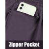 imageBlooming Jelly Womens QuickDry Running Shorts Workout Sport Layer Active Shorts with Pockets 175quotDark Purple