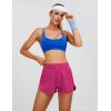 imageBlooming Jelly Womens QuickDry Running Shorts Workout Sport Layer Active Shorts with Pockets 175quotFuchsia