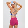 imageBlooming Jelly Womens QuickDry Running Shorts Workout Sport Layer Active Shorts with Pockets 175quotFuchsia