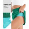 imageBlooming Jelly Womens QuickDry Running Shorts Workout Sport Layer Active Shorts with Pockets 175quotNew Green10
