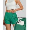 imageBlooming Jelly Womens QuickDry Running Shorts Workout Sport Layer Active Shorts with Pockets 175quotNew Green10