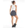 imageBlooming Jelly Womens QuickDry Running Shorts Workout Sport Layer Active Shorts with Pockets 175quotNew Grey10