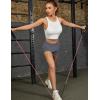 imageBlooming Jelly Womens QuickDry Running Shorts Workout Sport Layer Active Shorts with Pockets 175quotNew Grey10