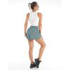 imageBlooming Jelly Womens QuickDry Running Shorts Workout Sport Layer Active Shorts with Pockets 175quotSage Green