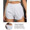 imageBlooming Jelly Womens QuickDry Running Shorts Workout Sport Layer Active Shorts with Pockets 175quotWhite