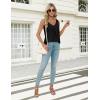 imageBlooming Jelly Womens Summer Pleated Front Tank Tops Work Dressy Casual Blouses Sleeveless Trendy Shirts 2025Black