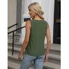 imageBlooming Jelly Womens Summer Tank Top Sleeveless Business Casual Outfits 2025 Basic Loose Dressy Work ShirtArmy Green