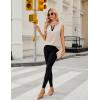 imageBlooming Jelly Womens Summer Tank Top Sleeveless Business Casual Outfits 2025 Basic Loose Dressy Work ShirtBeige Black