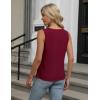 imageBlooming Jelly Womens Summer Tank Top Sleeveless Business Casual Outfits 2025 Basic Loose Dressy Work ShirtBerry Red