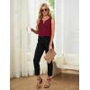 imageBlooming Jelly Womens Summer Tank Top Sleeveless Business Casual Outfits 2025 Basic Loose Dressy Work ShirtBerry Red