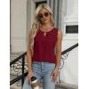 imageBlooming Jelly Womens Summer Tank Top Sleeveless Business Casual Outfits 2025 Basic Loose Dressy Work ShirtBerry Red