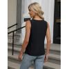 imageBlooming Jelly Womens Summer Tank Top Sleeveless Business Casual Outfits 2025 Basic Loose Dressy Work ShirtBlack