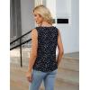 imageBlooming Jelly Womens Summer Tank Top Sleeveless Business Casual Outfits 2025 Basic Loose Dressy Work ShirtBlack Floral