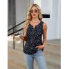 imageBlooming Jelly Womens Summer Tank Top Sleeveless Business Casual Outfits 2025 Basic Loose Dressy Work ShirtBlack Floral