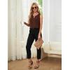 imageBlooming Jelly Womens Summer Tank Top Sleeveless Business Casual Outfits 2025 Basic Loose Dressy Work ShirtBrown