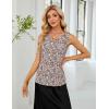 imageBlooming Jelly Womens Summer Tank Top Sleeveless Business Casual Outfits 2025 Basic Loose Dressy Work ShirtCheetah