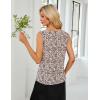 imageBlooming Jelly Womens Summer Tank Top Sleeveless Business Casual Outfits 2025 Basic Loose Dressy Work ShirtCheetah